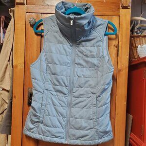 Columbia Slate Blue Womens Lightweight Puffer Vest Size Medium